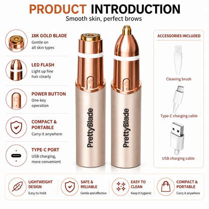 PrettyBlade™ Portable Facial Trimmer